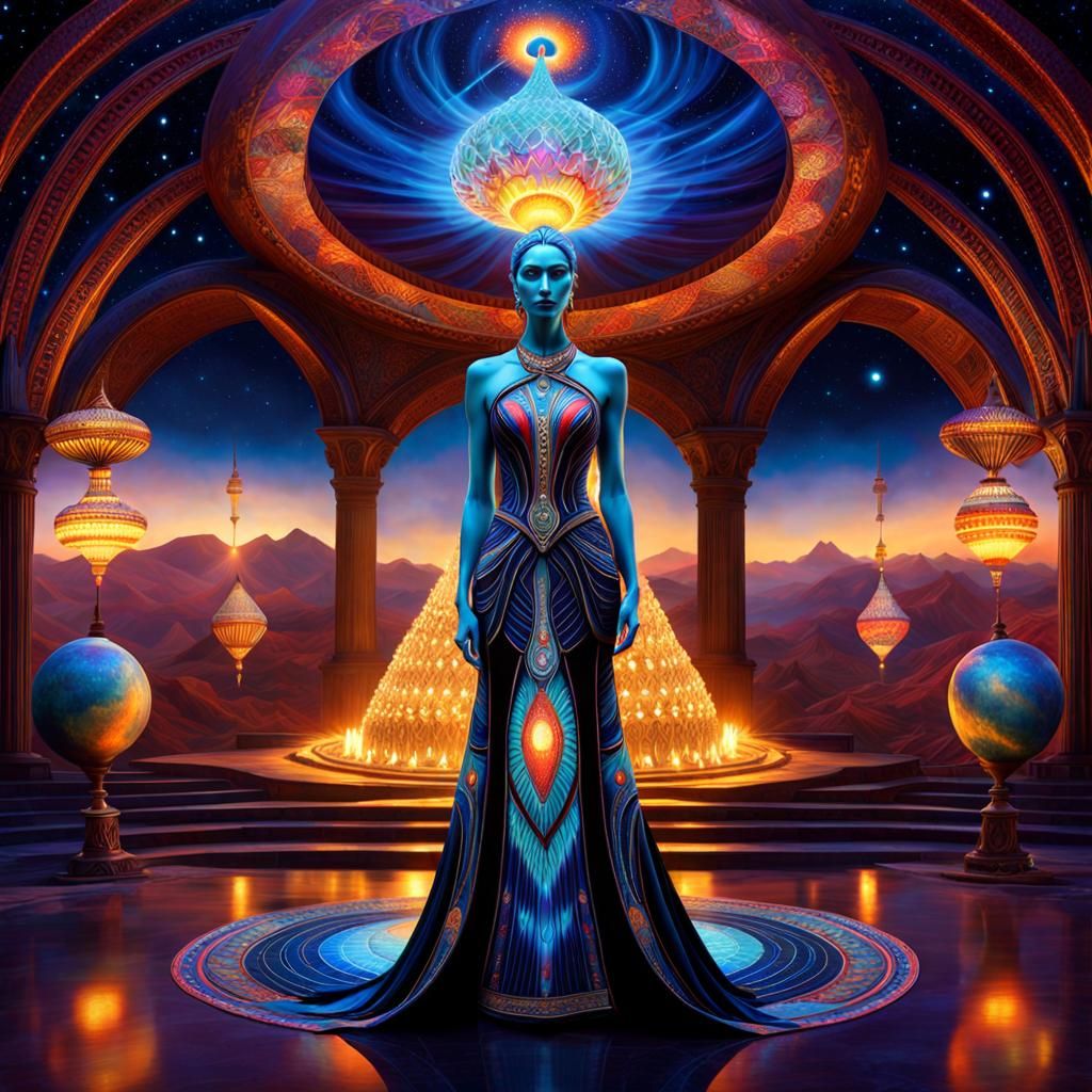 Gypsy Hippie Lady on Alien Planet