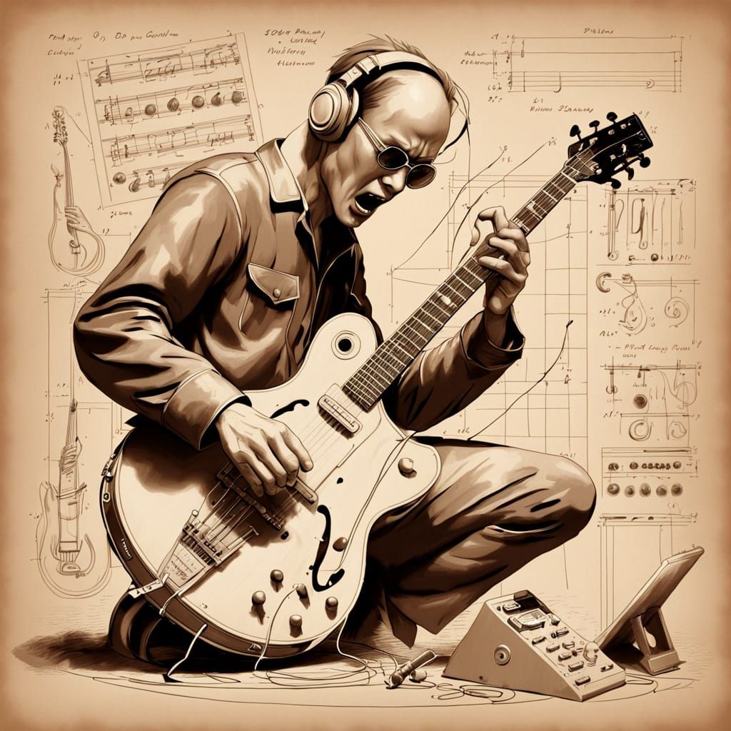 A deranged musician attempts to invent the music of the futu...