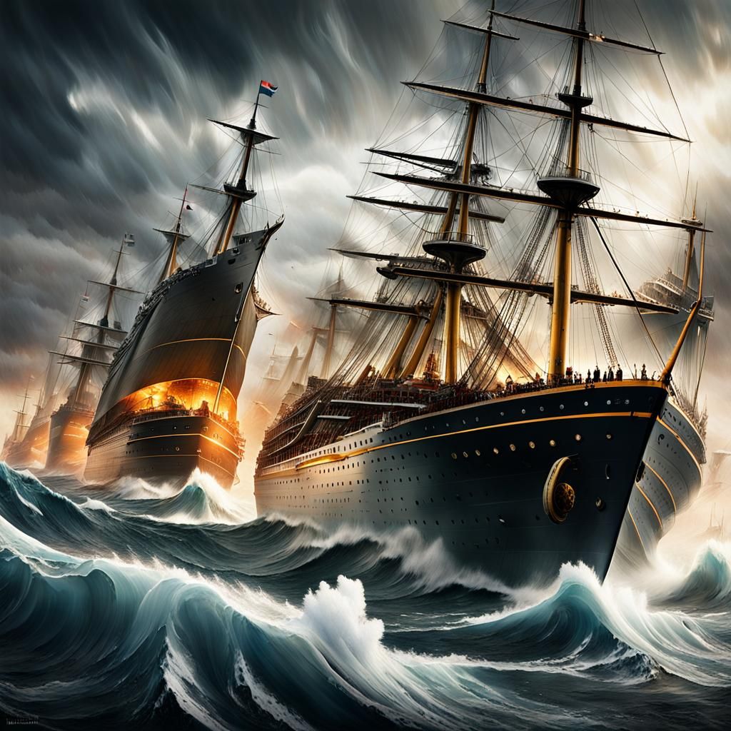 Titanic vs Icon of the Seas: Epic Naval Battle