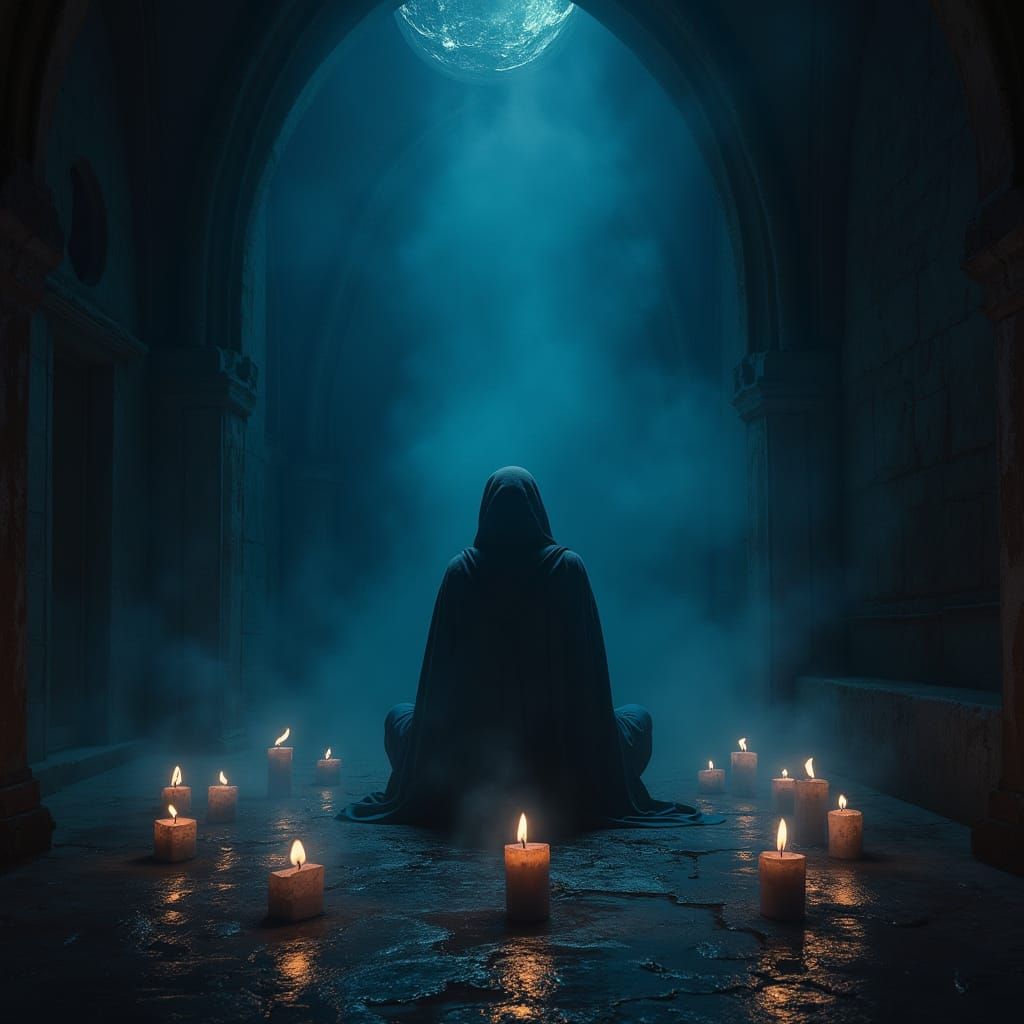 Ethereal Anxiety in a Mystical Chamber