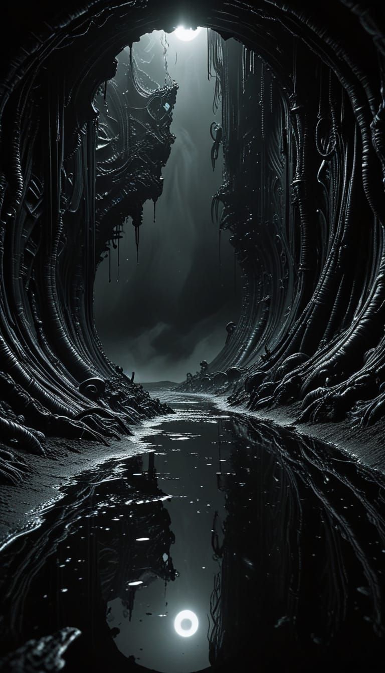 Boundless Cosmic Void in Velvety Blackness