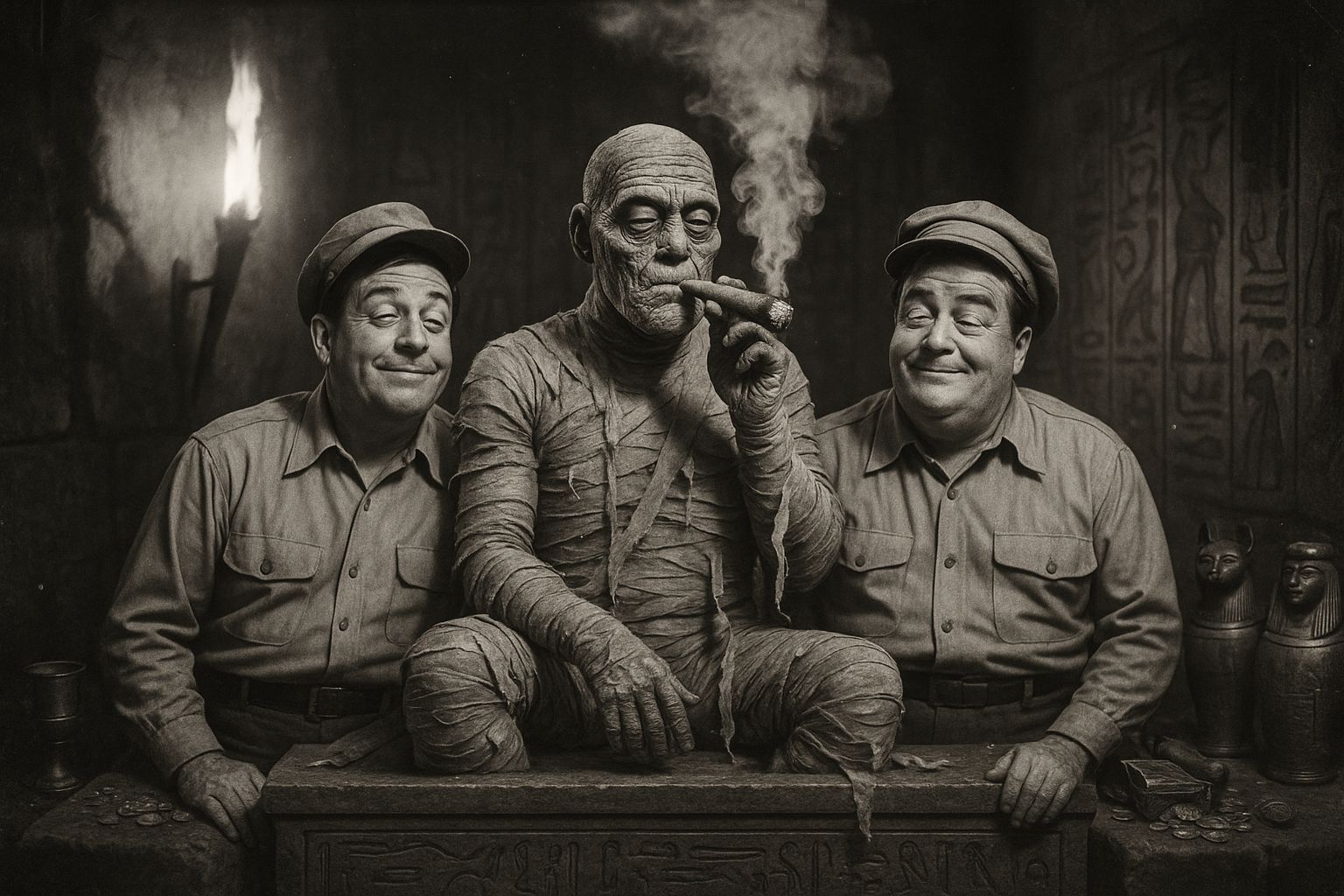 Abbott, Costello, and Mummy: A 1940s Stoner Comedy