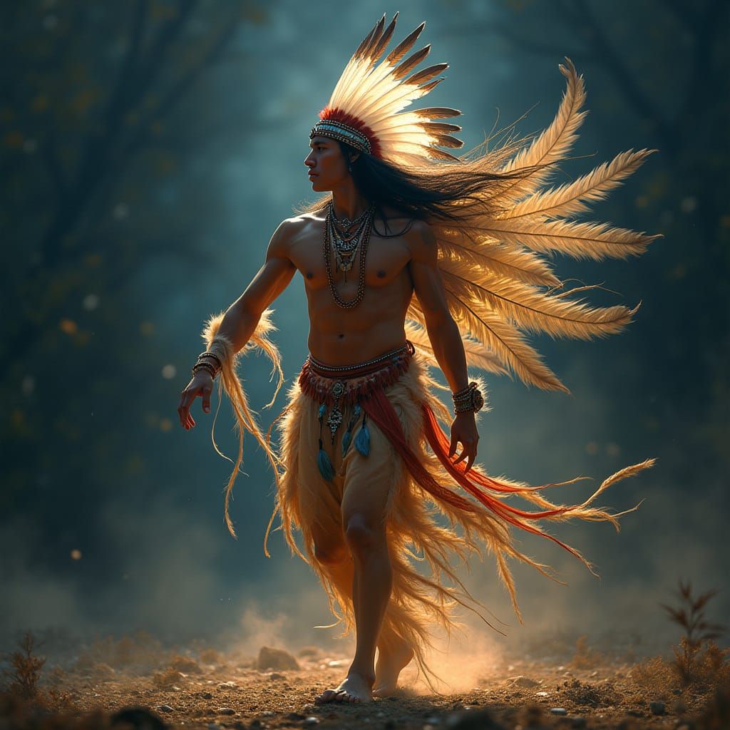 Spirit Dance in Celestial Light