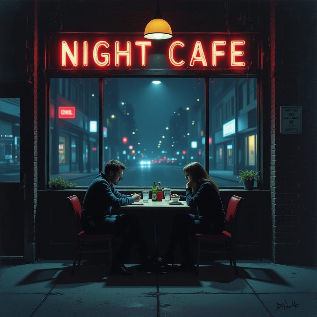 Gritty Nightscape in Liminal Space