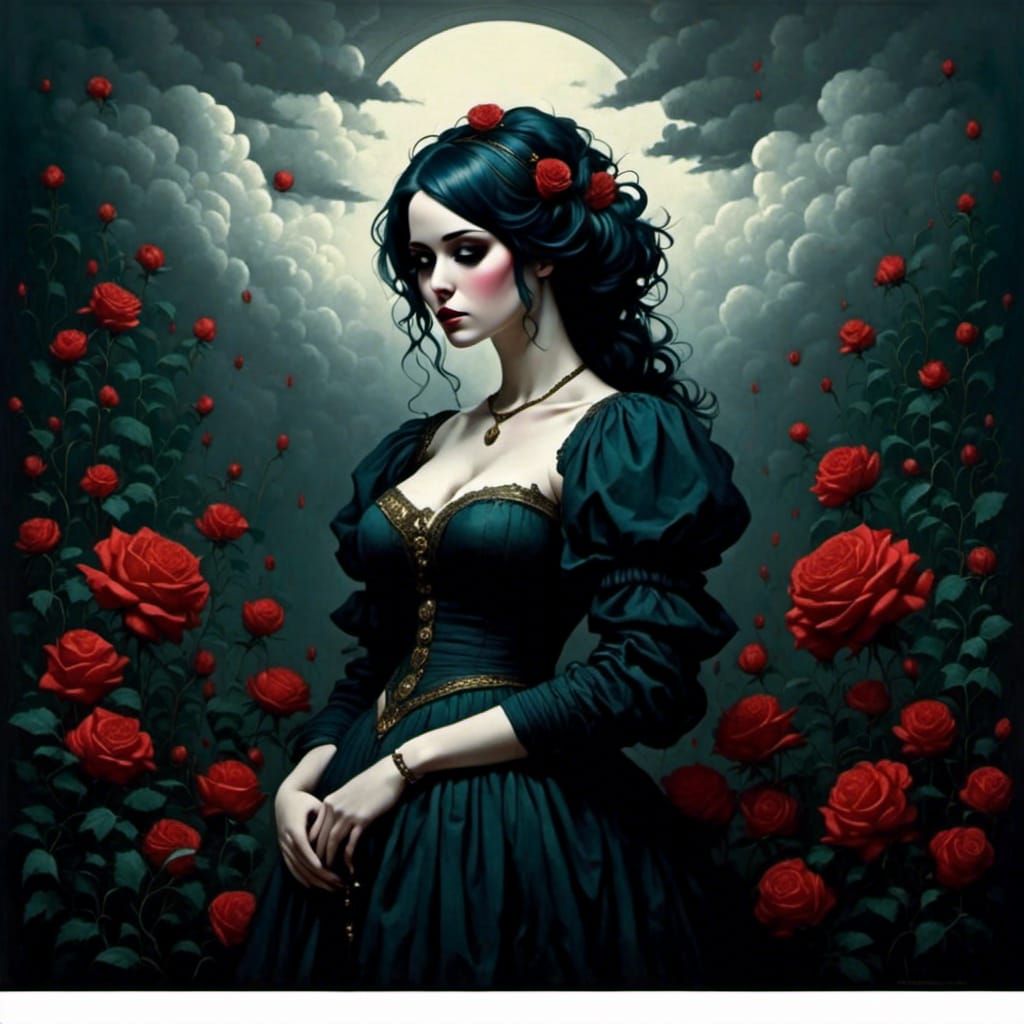 Emo Widow: Klimt, Renoir, Botticelli Inspired Psychedelic Ar...