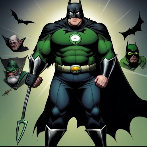 Obese Superhero Pensioners: Batman, Superman, and More