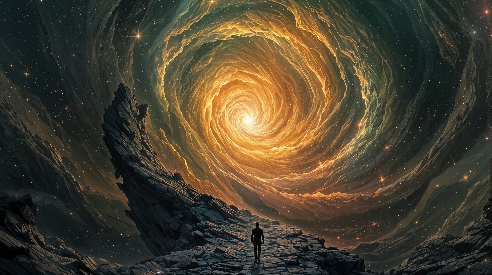 Epic Time Vortex Masterpiece in Multiverse Chaos