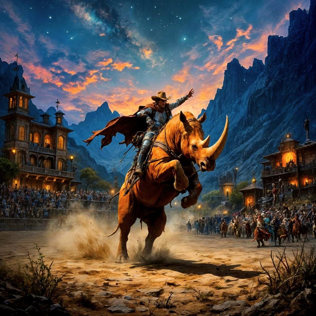 Medieval Fantasy Rodeo in West Texas