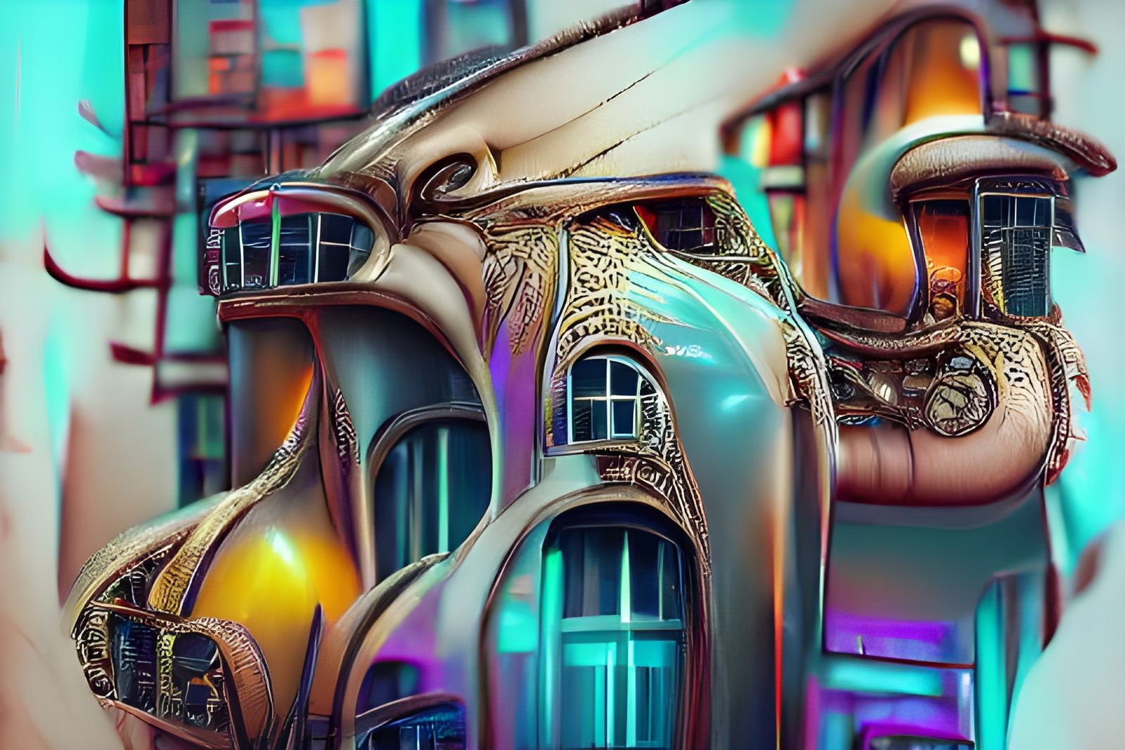 Art Deco Architecture in Art Nouveau Style
