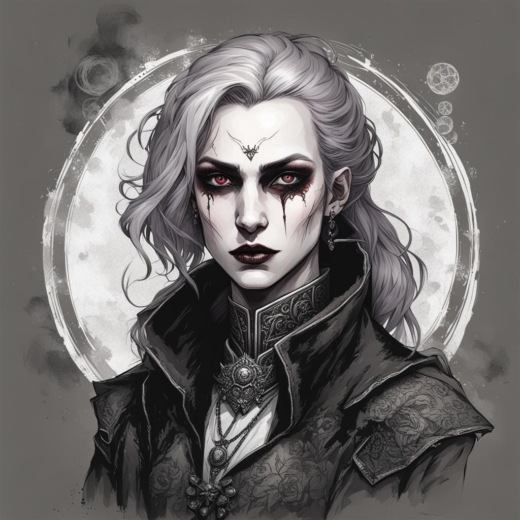 Tzimisce Clan Female Vampire Portrait