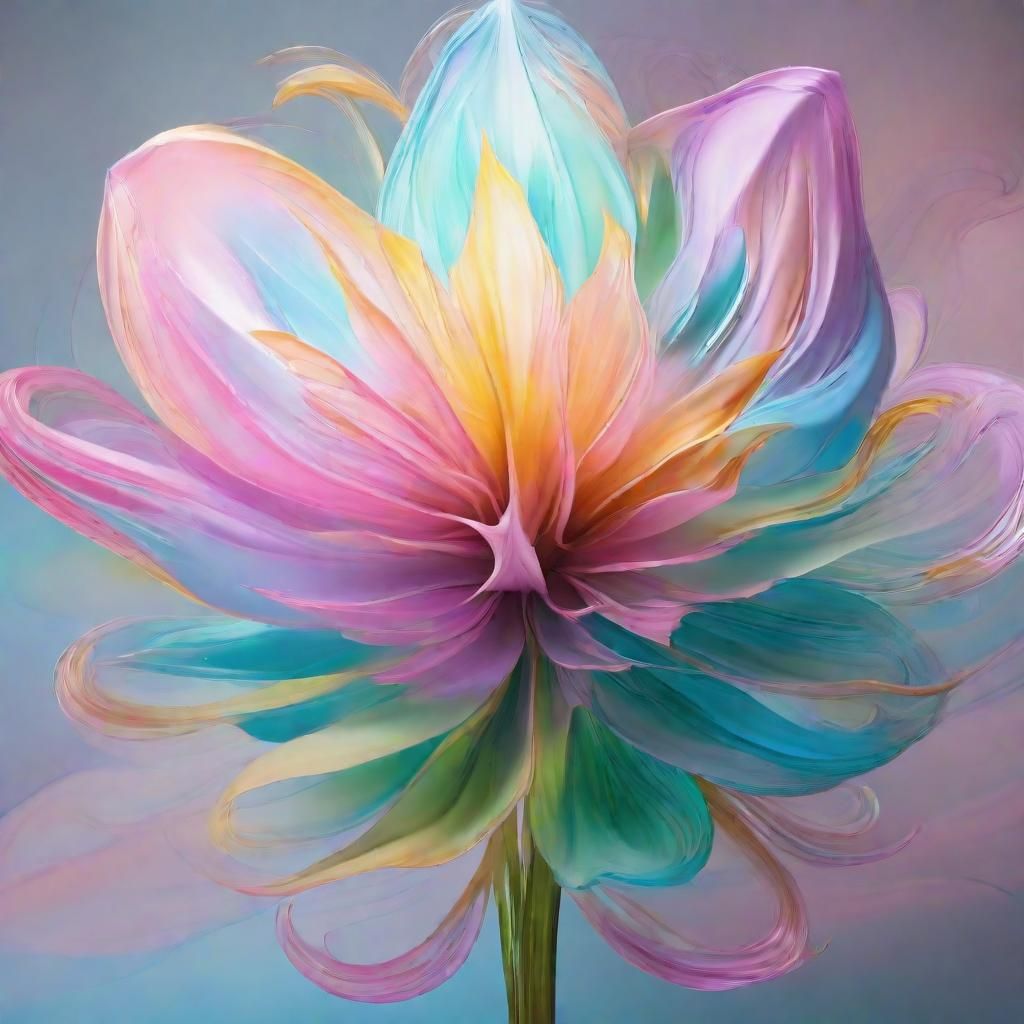 Earth Blooms: A Surreal Abstract Expressionist Vision