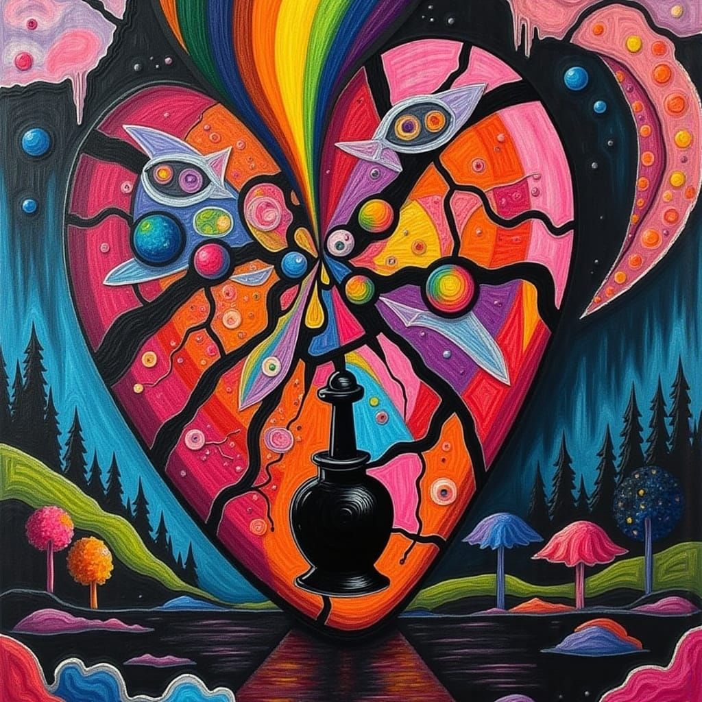 <lora:Death River:1.0> My heart is an open prompt 
Cubism  heart abstract in the style of Pablo Picasso and Georges Braq...