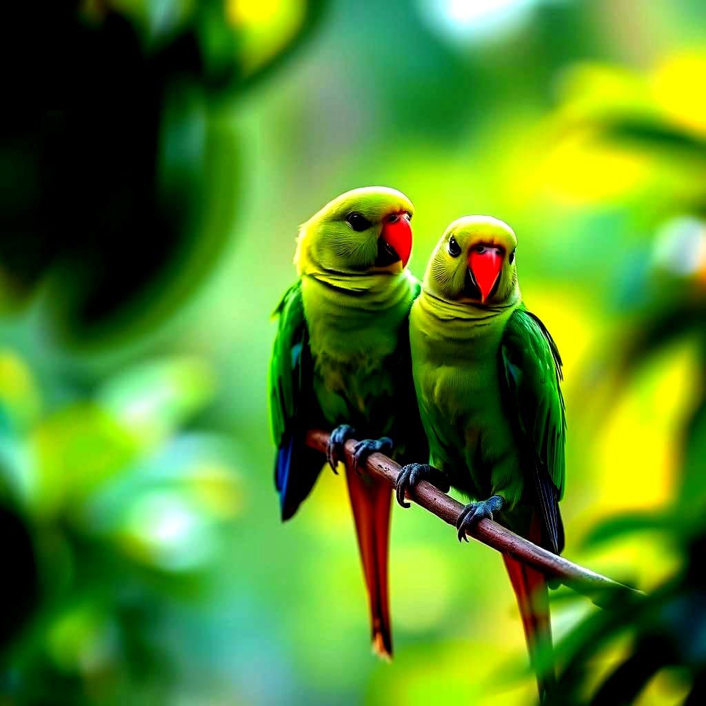 Vibrant Green Bird with Black Seeded Spots, Resembling Kiwi...