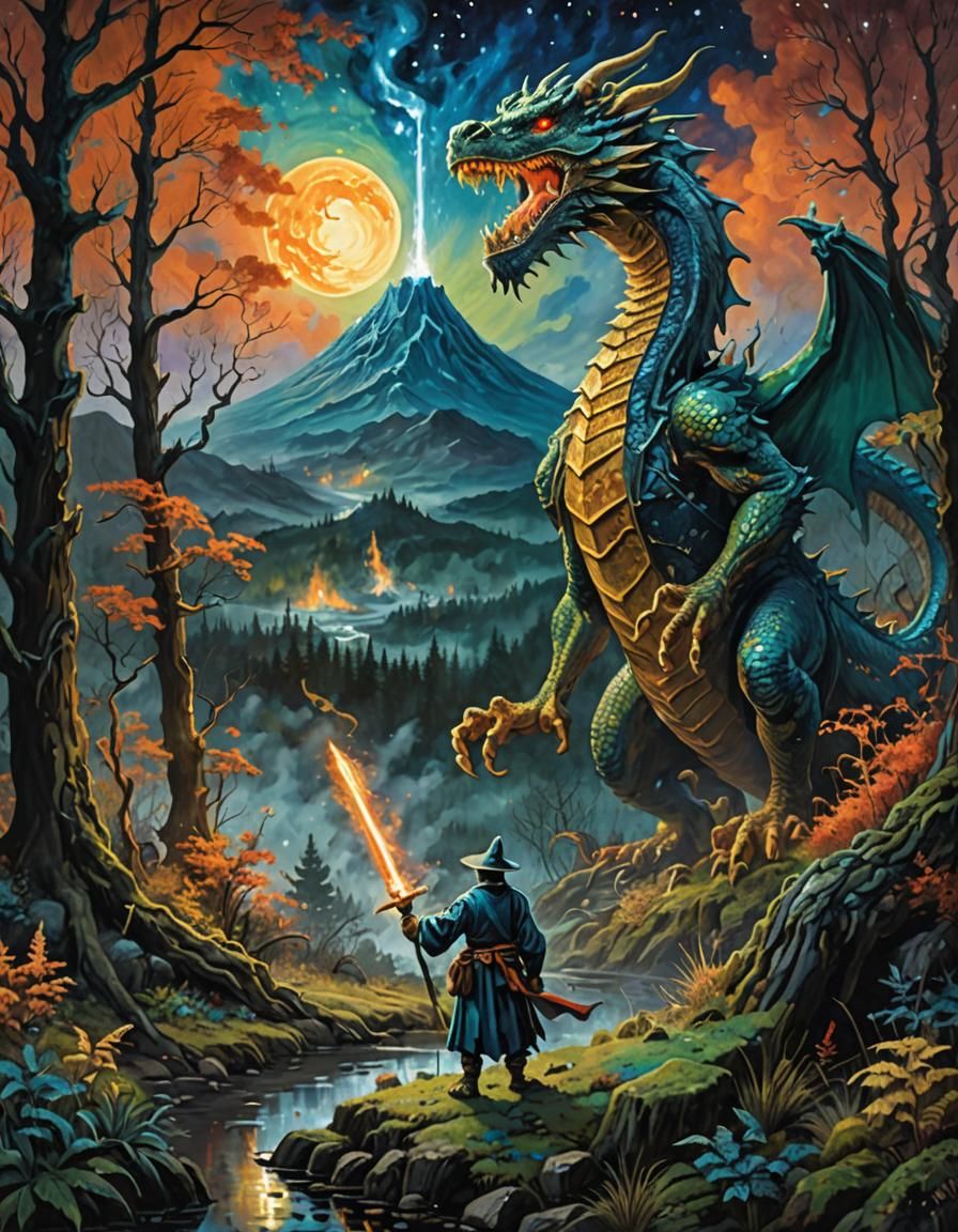 Upon slaying the ancient dragon, he instantly transformed in...