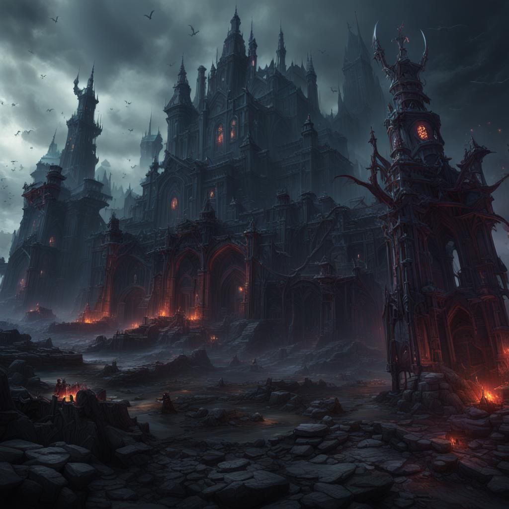 Dark Queen War: Detailed Matte Painting in Unreal Engine
