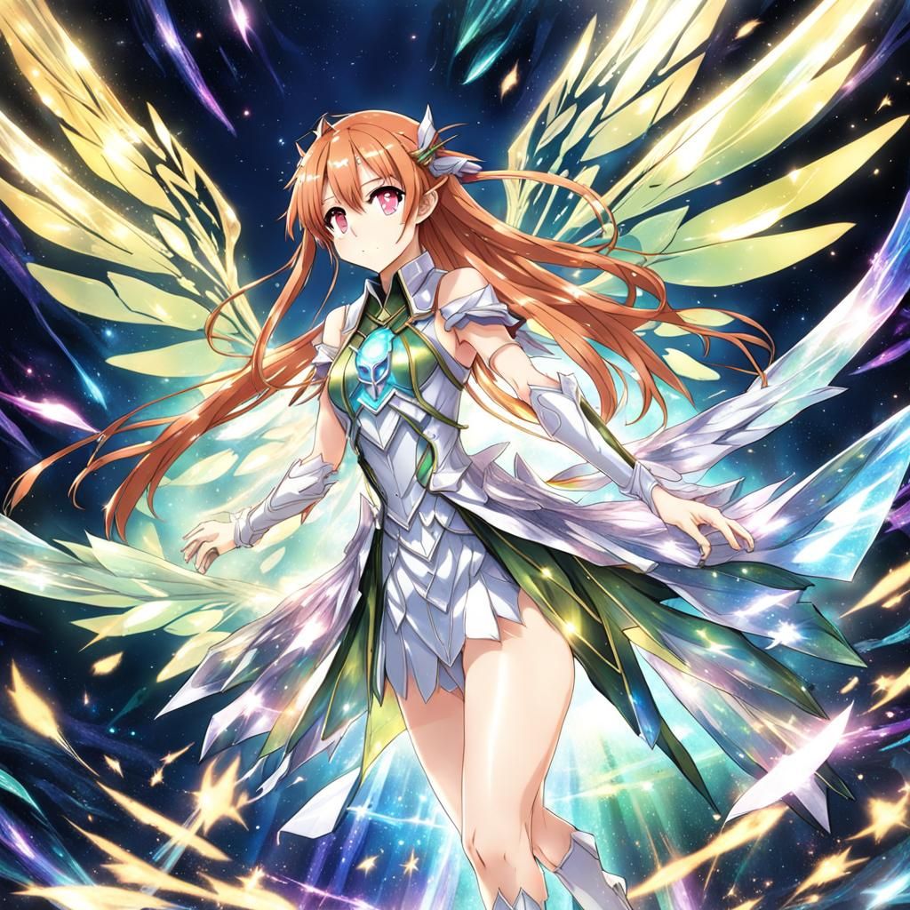 Asuna Yuuki as Fairy in Anime Style