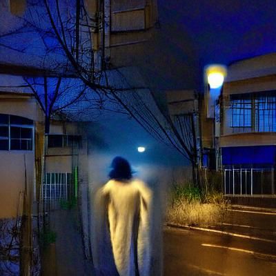AI Image of a Person Sleepwalking