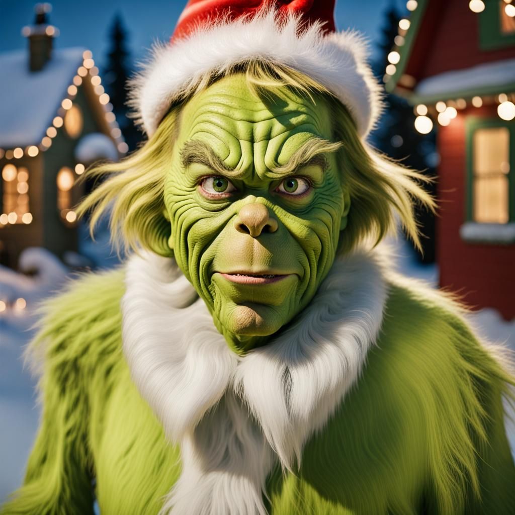 The Grinch Portrait in Whoville, Professional Photography