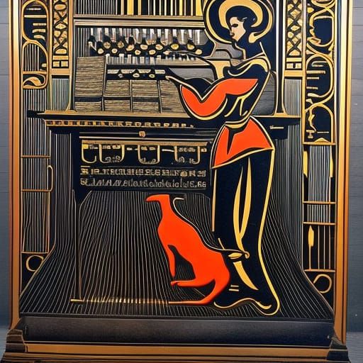 Blacksmith in Gazette du Bon Ton Style