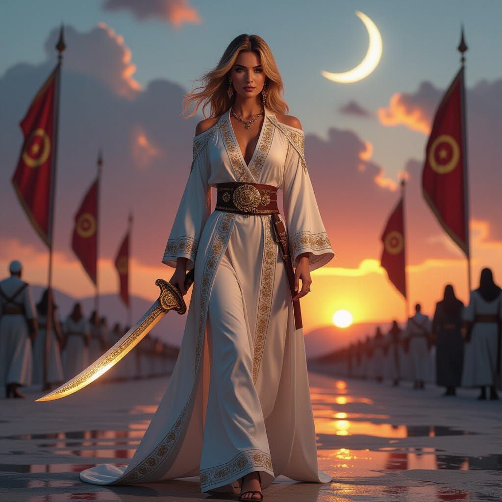 Ottoman Warrior: The Boss in Golden Hour