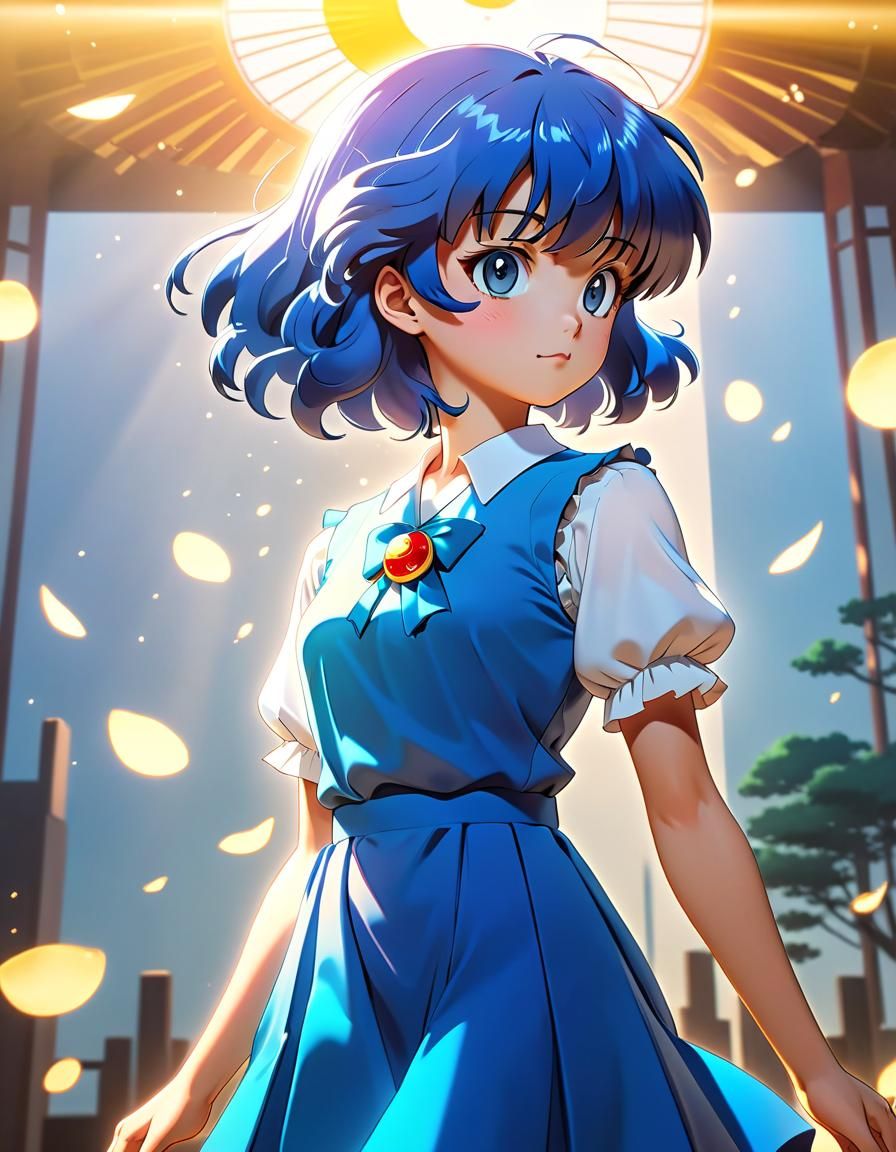 Akane Tendo in 3D Anime Art Style