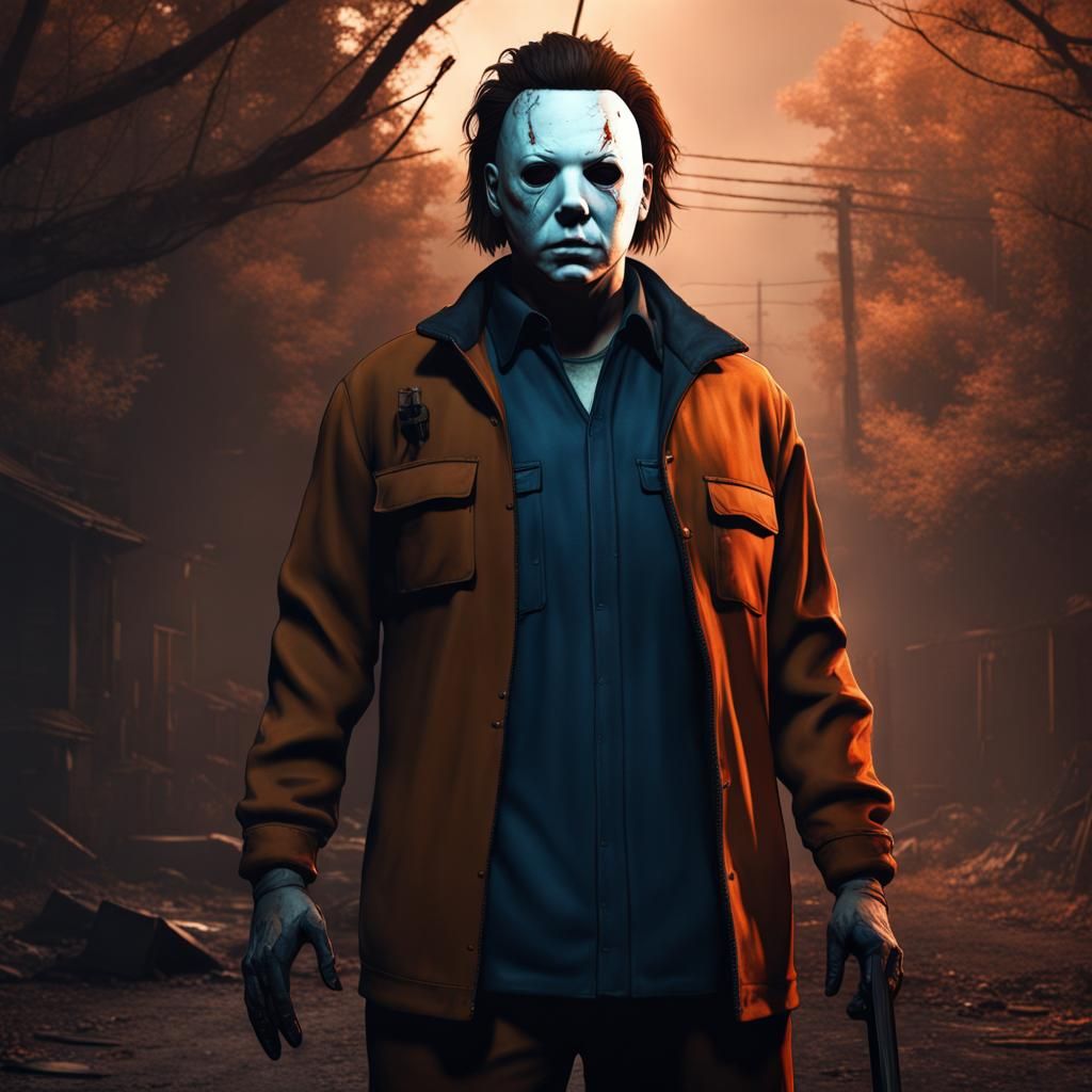 Genderbent Michael Myers Concept Art