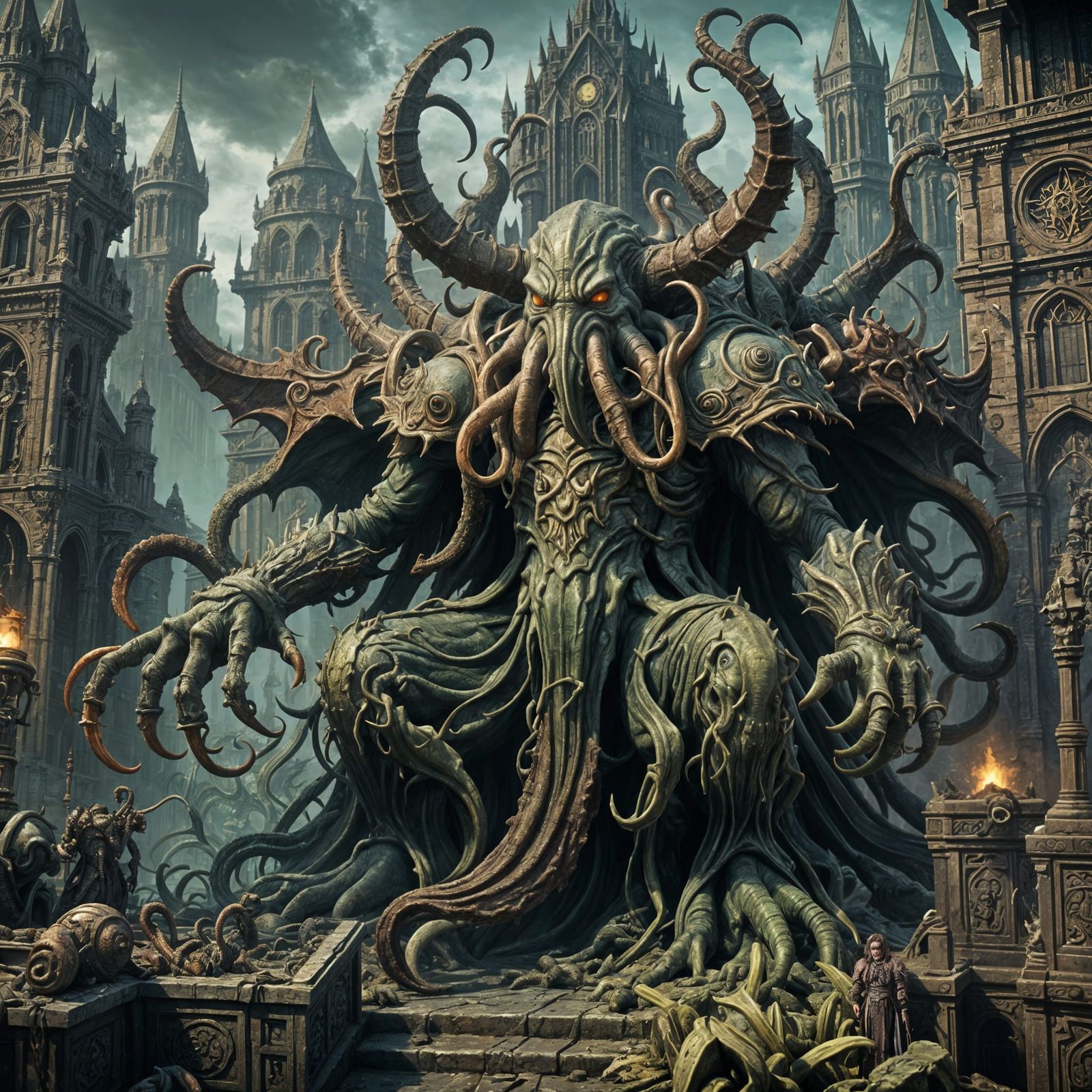 Cthulhu Warhammer 40K Art