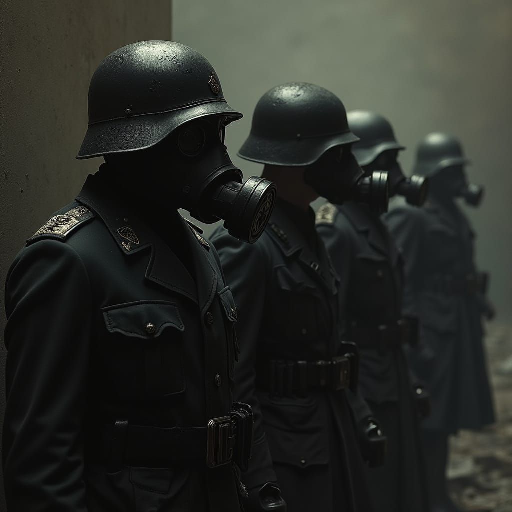 WW2 German Soldiers in Noir Style