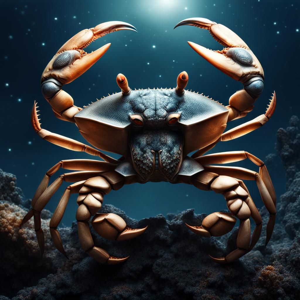 Zodiac Crab under the stars