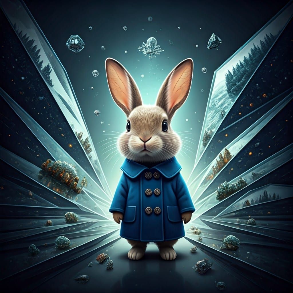 Rabbit in Prism Reveals Miniature Worlds