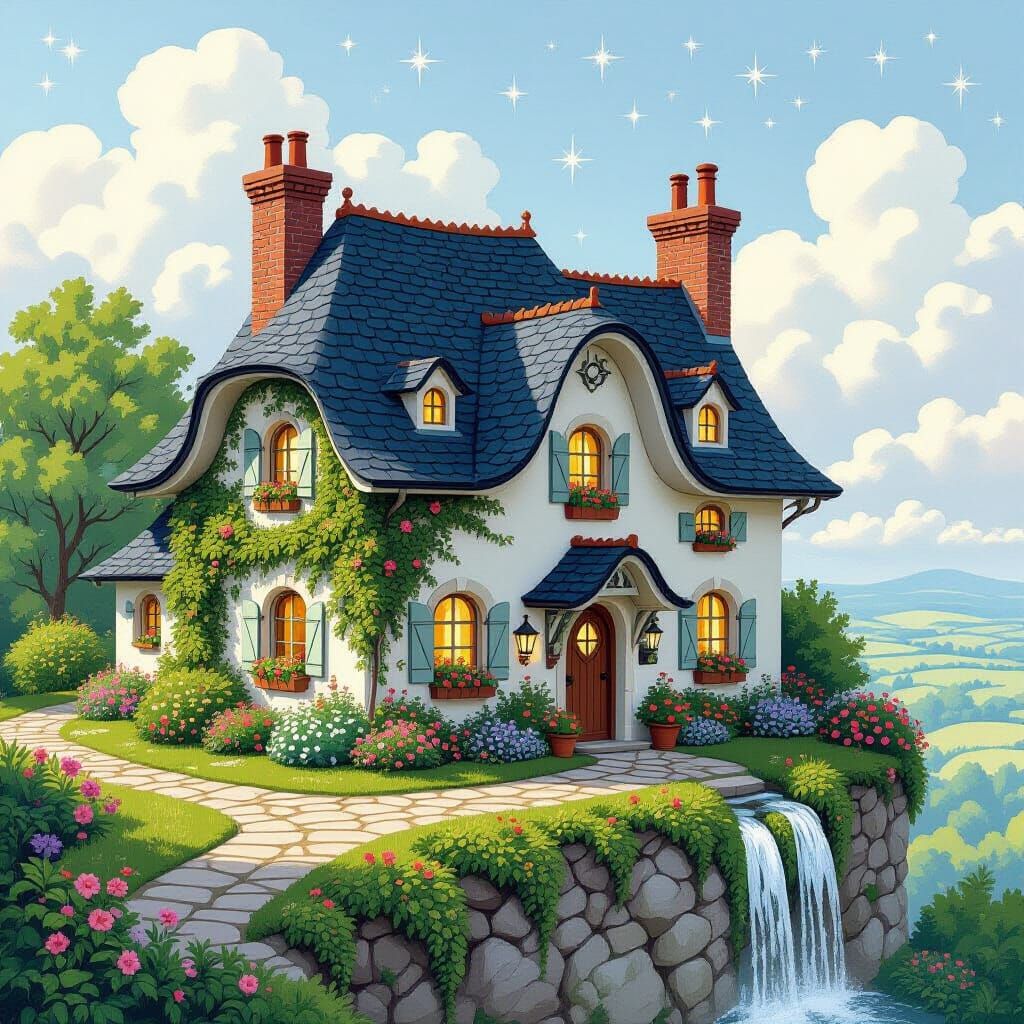 Charming Fairytale Cottage on Cliffside Garden in Beatrix Po...