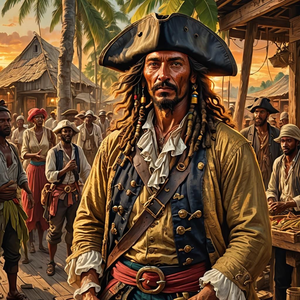 Charismatic Pirate Meets His Elegant Match in Port Royal, Ja...