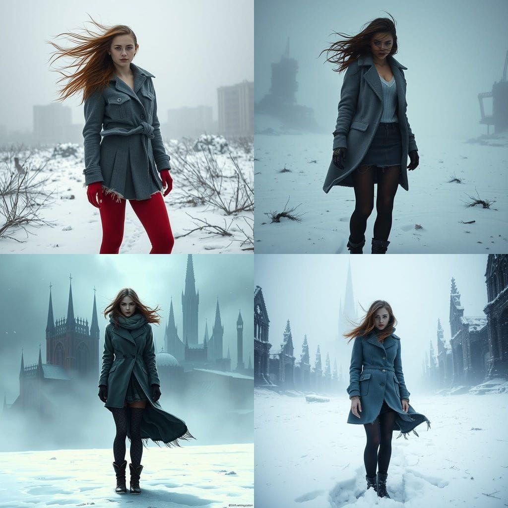 Frozen Apocalypse in Eerie Fog