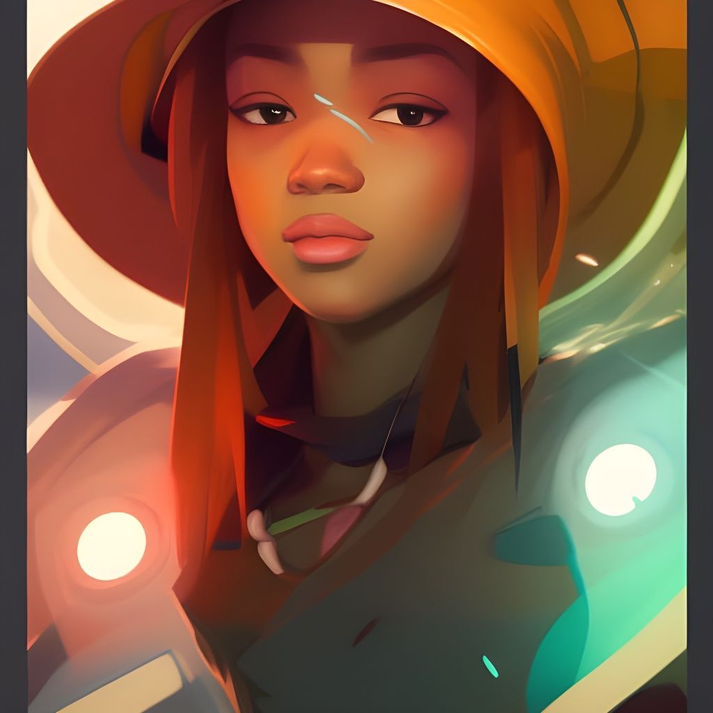 Hyperdetailed Portrait of Black Pokemon Trainer