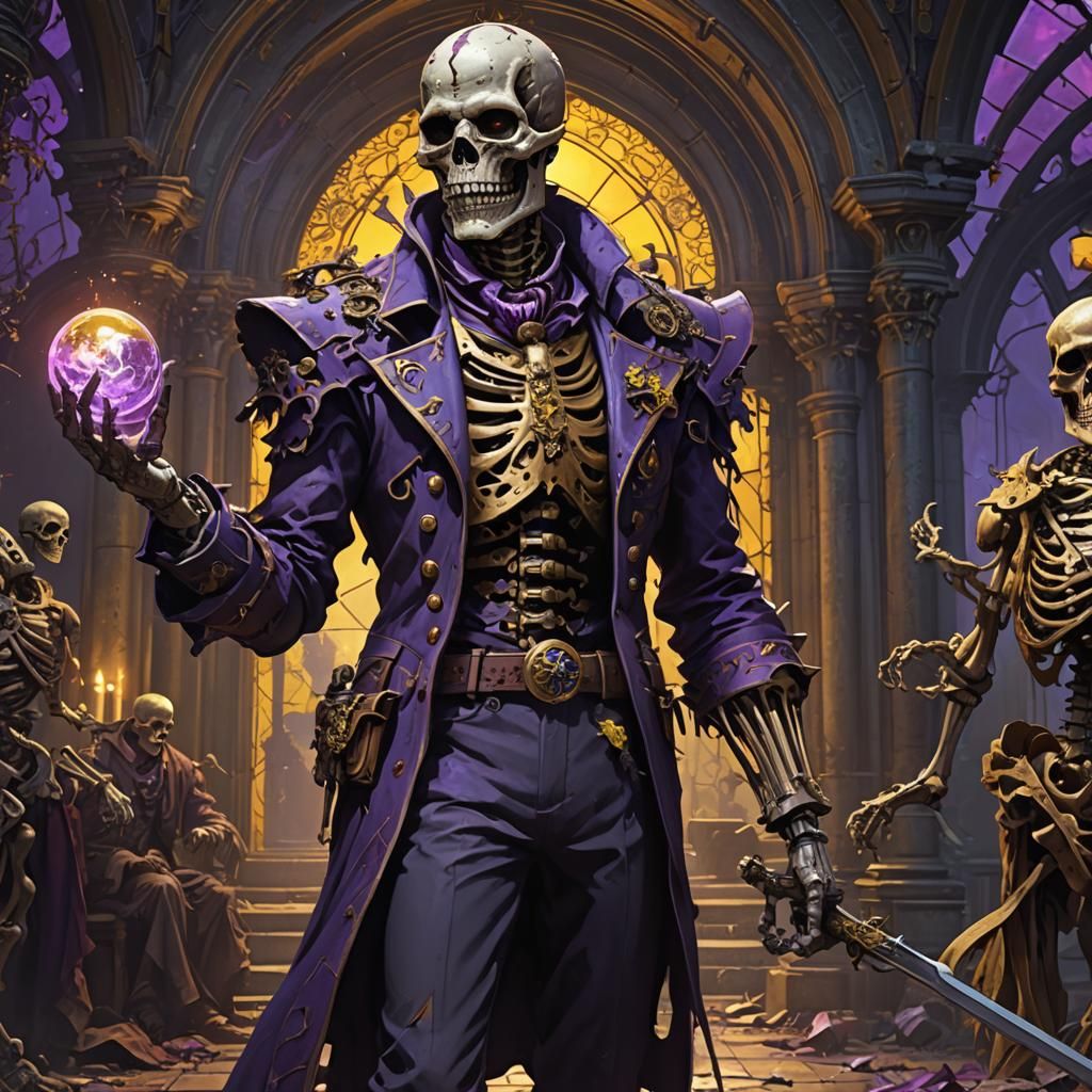 Dark Fantasy Zombie Butler Concept Art