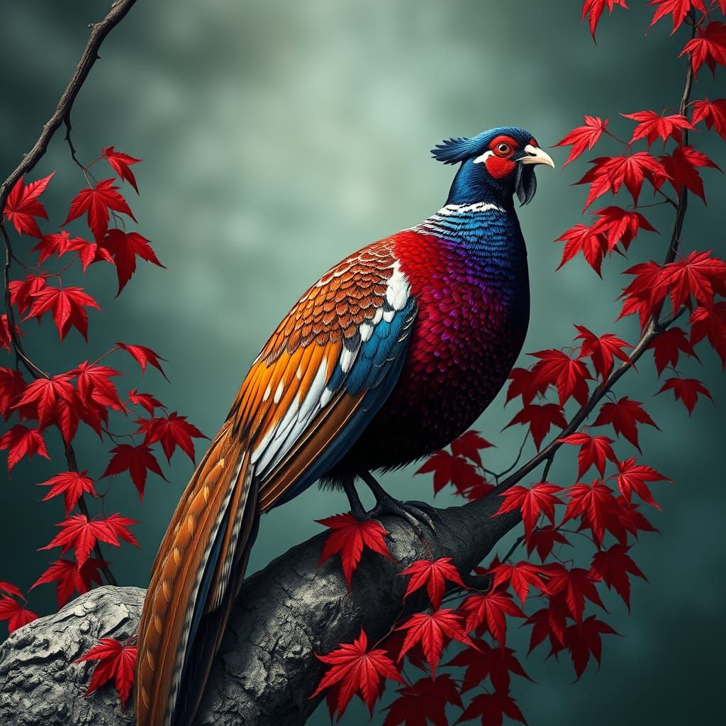 Majestic Peasant in Crimson Glory