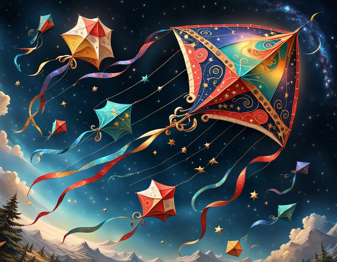 the most beautiful kites in town