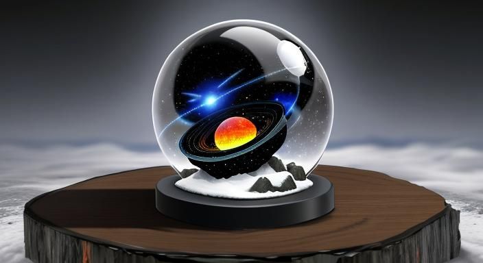 Black Hole Snowglobe