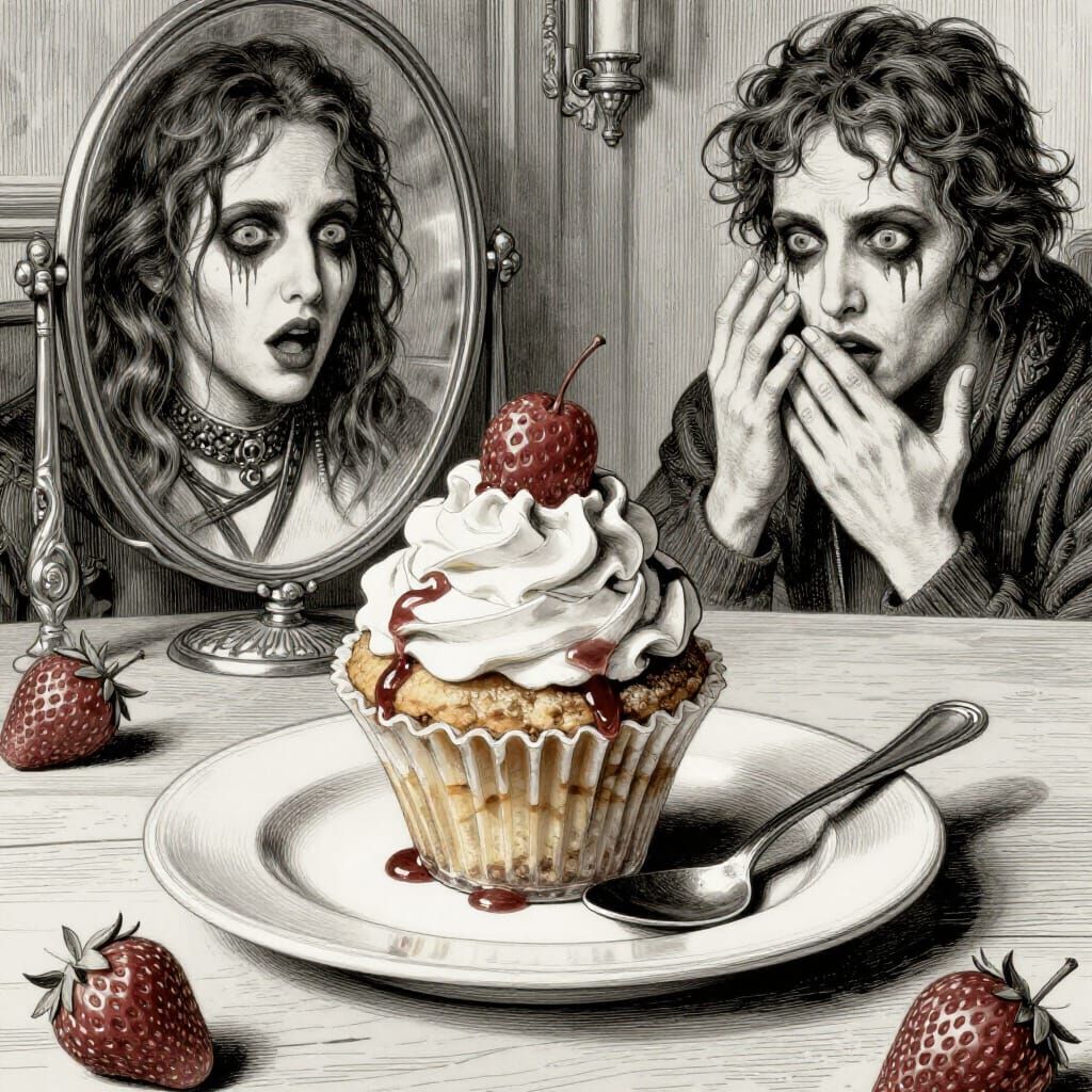 Mirror-Touch Synesthesia Represented as a Disturbing Dessert