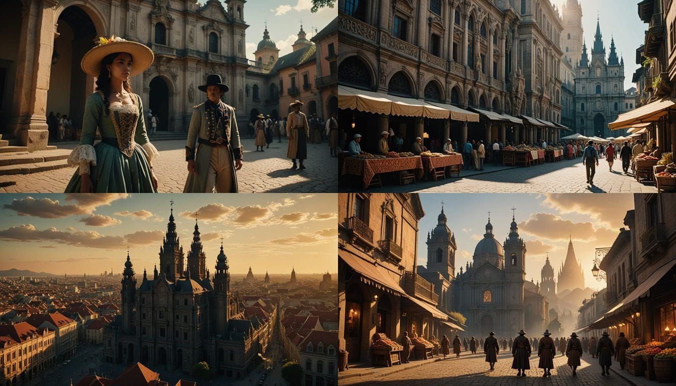 Colonial Indonesian City in Baroque Splendor