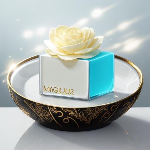 Luxurious Makeup Ad: Glamorous High-End Cosmetics Photograph...