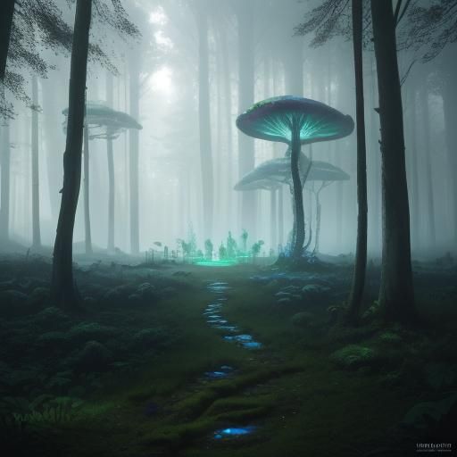 Elves in Harmony: A Vibrant Forest Concept