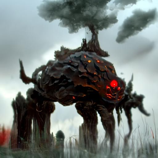Sinister Lava Golem Planet