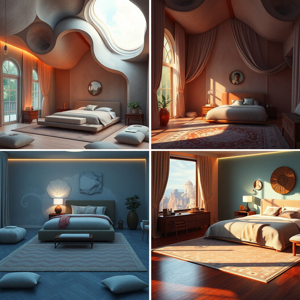 Elemental Bedrooms: Earth, Air, Water, and Fire