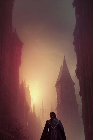 Dracula in Transylvania: Dark Fantasy Concept Art
