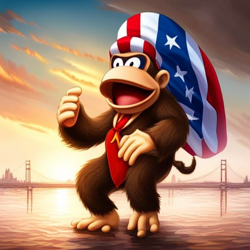 President Donkey Kong: An AI Interpretation