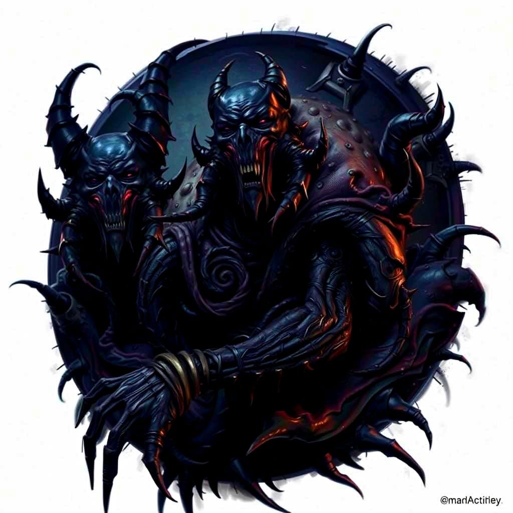 Horrific Demonic Creatures in Hyperrealistic Style