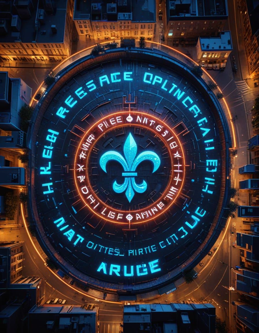 Cyberpunk Quebec City in Digital Art