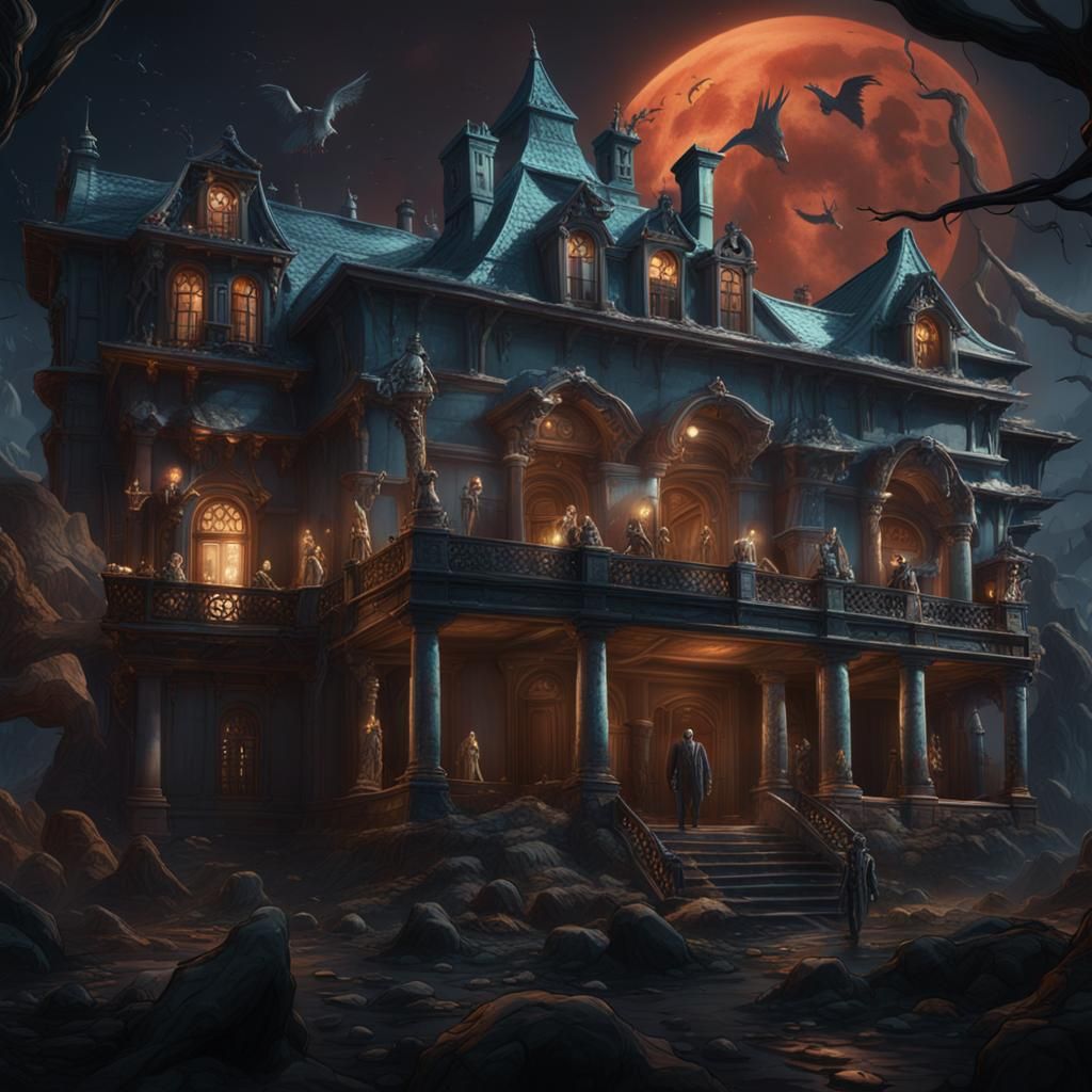 Hotel in a Scary Dimension: Fantasy Concept Art
