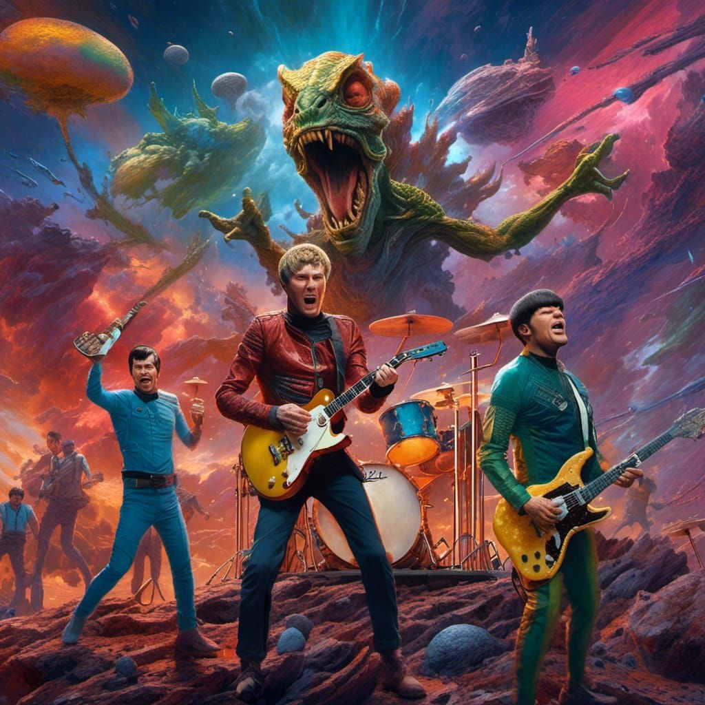 Star Trek Screamo Band on Alien Planet